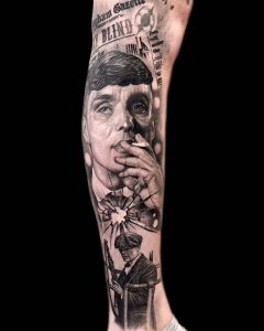 Peaky Blinders tatuaje