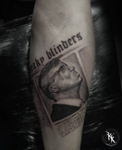 Peaky Blinders tatuaje
