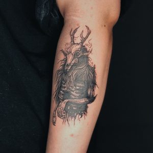 Tatuaje Wendigo
