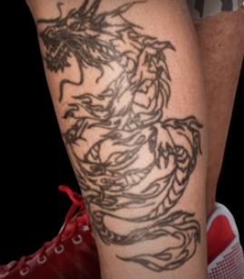 Tatuaje De Dragón Jeff