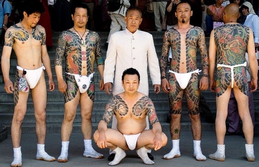 Body de tatuaje de Yakuza