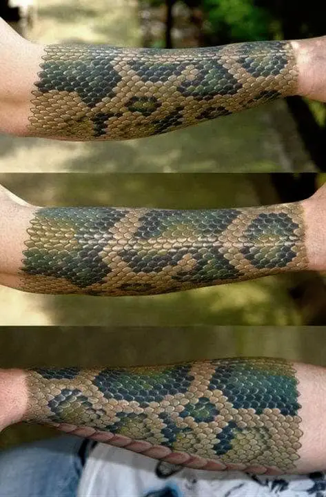 Tatuaje de textura de piel de serpiente # serpiente