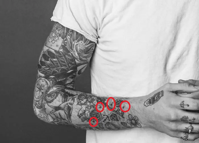 Tatuaje de Charlie Wilson-Tiny Bugs