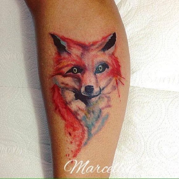 Raposa em aquarela #raposa #fox #MarcellusDias #teologo #aquarela #watercolor #brasil #portues