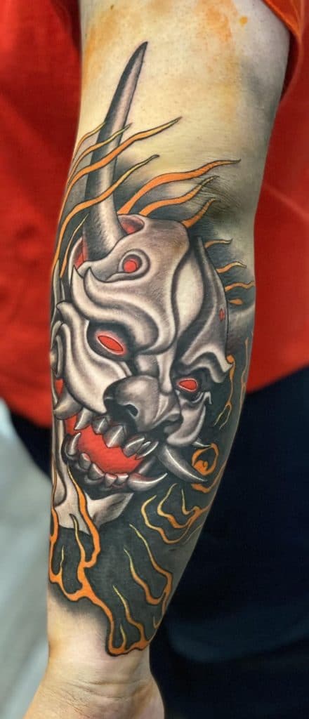 Tatuaje de Aaron Moonan