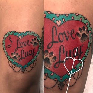 Amo el tatuaje de Lucy de Sarai Tapia.  #SaraiTapia #heart #tvshow #vintag #LucilleBall