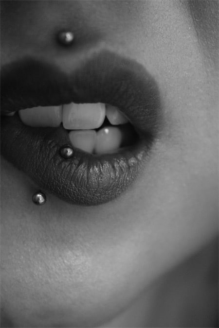 Piercing De Labio Vertical Labret