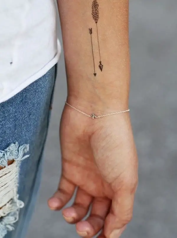 Tatuaje De Flecha Para Niñas