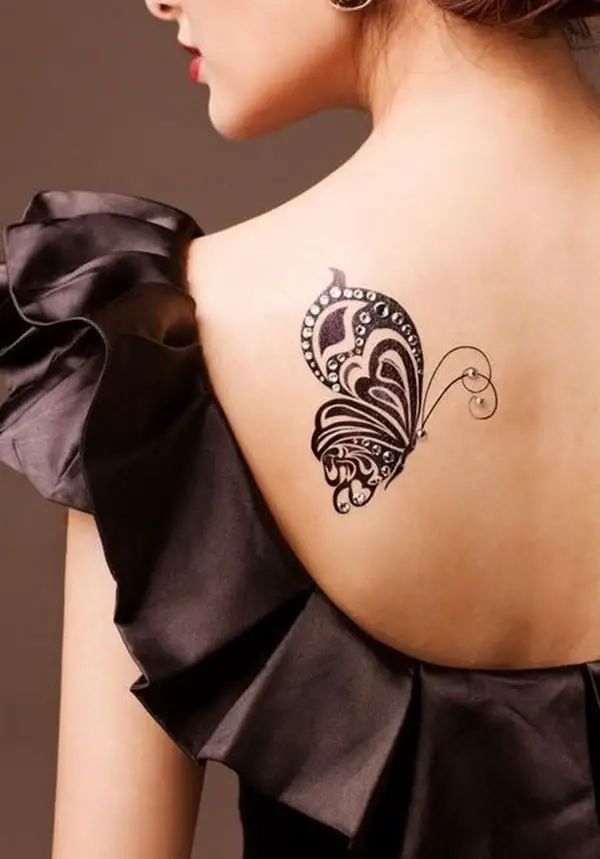 Diseño De Tatuaje De Mariposa
