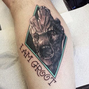 Big Tattoo by Nick Imms #groot #groottattoo #groottattoos #guardiansofthegalaxy #guardiansofthegalaxytattoo #disney #marvel #marveltattoo #movietattoo #movietattoos #filmtattoo #NickImms