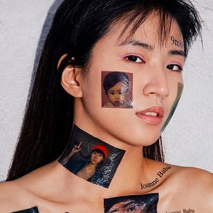 FACE POST por John Yuyi (johnyuyi.com) #JohnYuyi #photography #art #temporary #temporary tattoos