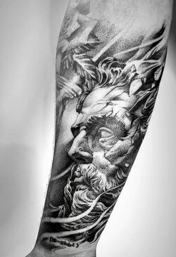 Tatuaje Ethan Payne Jesucristo