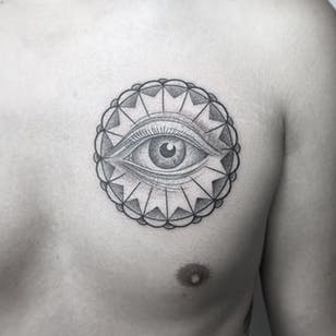 Eye Tattoo por Nathan Kostechko #ye #eyetattoo #blackandgrey #blackandgreytattoo #blackandgreytattoos #fineline #finelinetattoo #blackwork #detailed #NathanKostechko