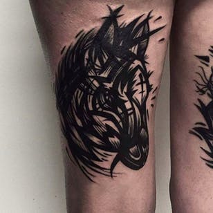 Cebra negra y atrevida por Rud De Luca @ RudDeLuca # RudDeLuca # RudDeLuca Tattoos # Sketch # Style # Animals # Zebra #Italia