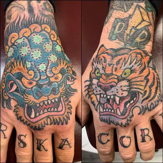 Tatuaje de la mano de Jason