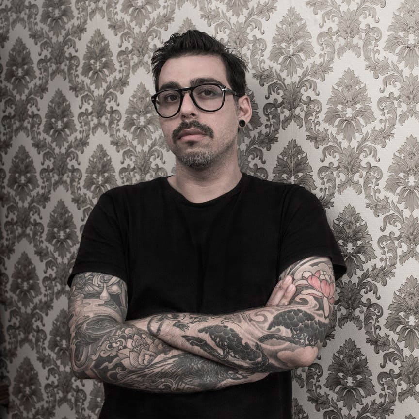 La imagen de Jaim Machlev.  #ChaimMachlev #tattooartist