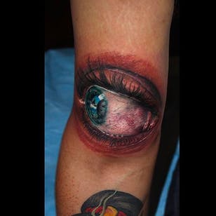 Tatuaje de ojo hiperrealista por Carlox Angarita @CarloxAngarita #CarloxAngarita #Hyperrealistic #Realistic #Eye #Eyetattoo