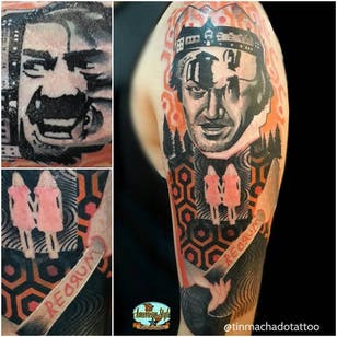 El brillante tatuaje de Tin Machado #TinMachado #graphic #shiny #shiny #movie #collage