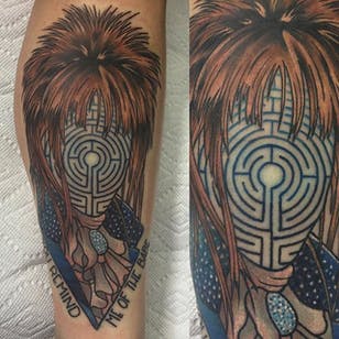 Tatuaje laberinto por Jay Joree #Labrynth #faceless #neotraditional #JayJoree
