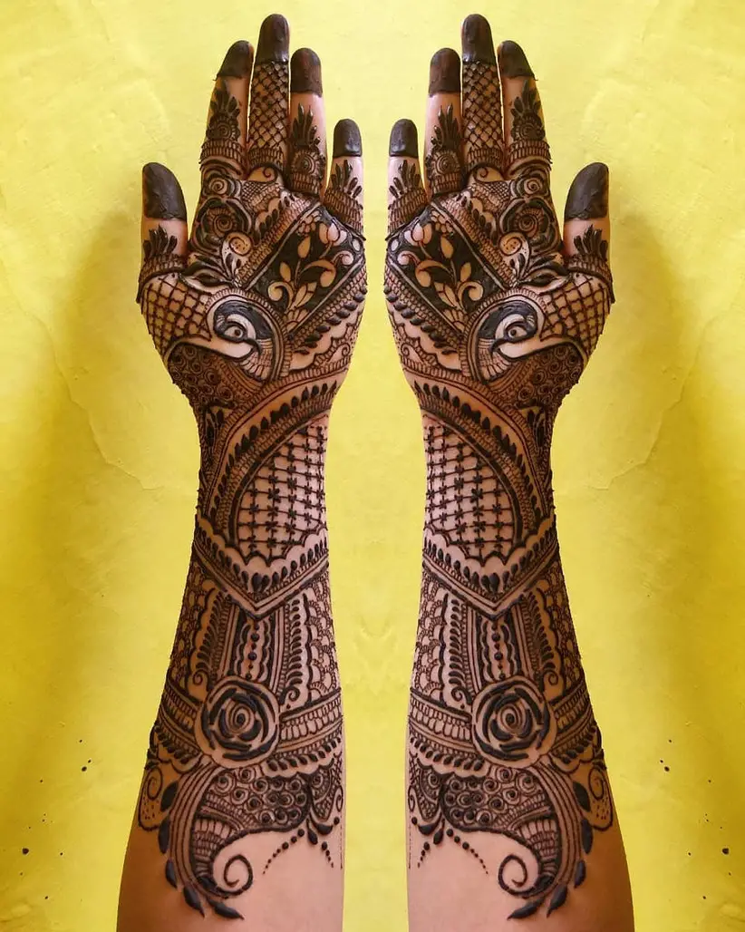 diseños de gujarati mehandi