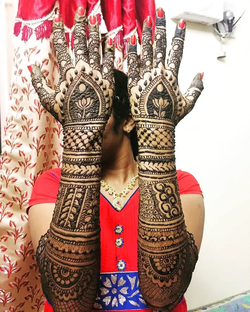 diseños de gujarati mehandi