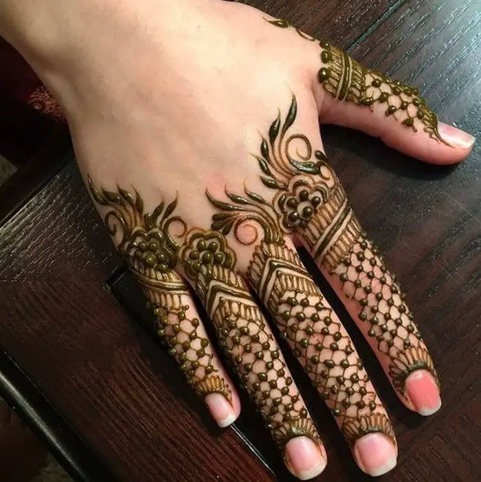 diseños occidentales de mehndi