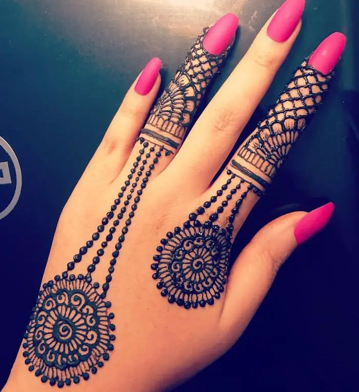 diseños occidentales de mehndi