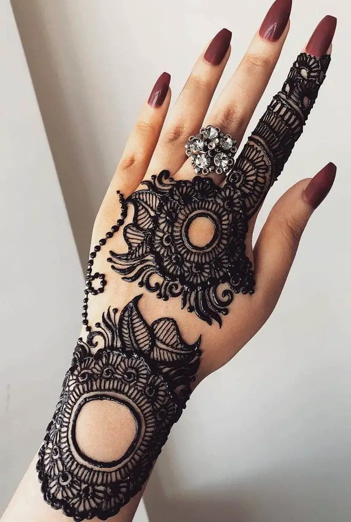 diseños occidentales de mehndi