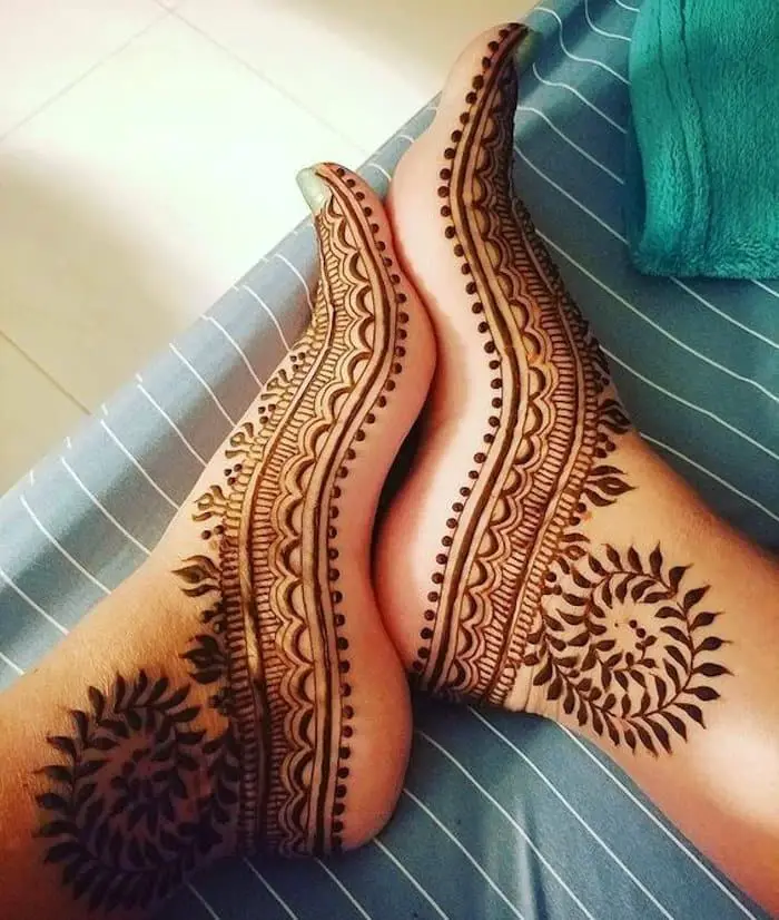 diseños occidentales de mehndi