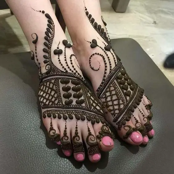 diseños fáciles de mehandi 