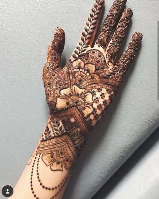 Diseños de eid mehandi