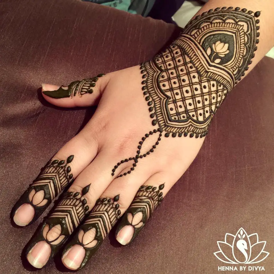 Diseños de eid mehandi