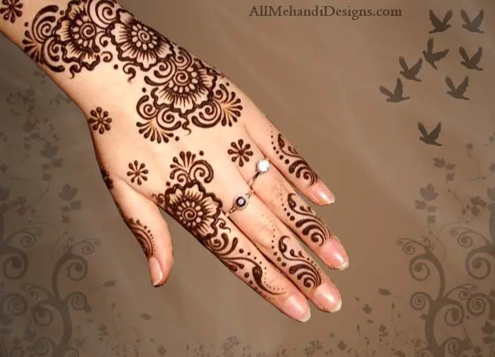 Diseños de eid mehandi