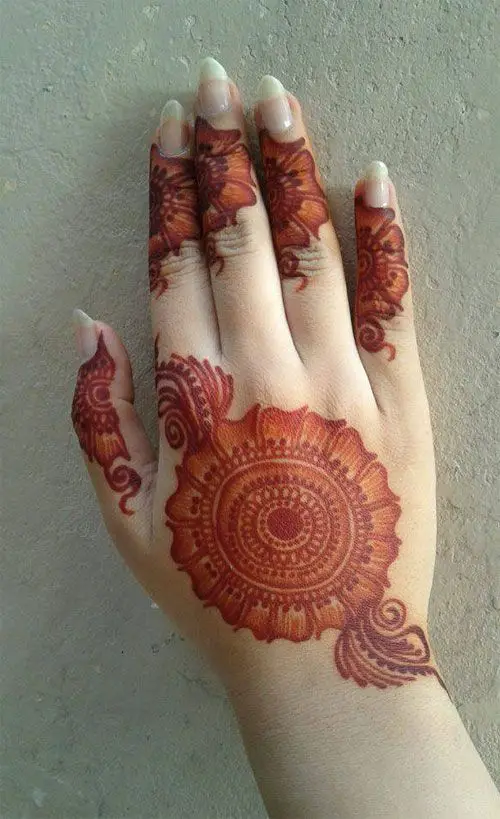 Diseños de eid mehandi