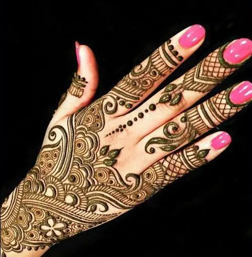 Diseños de eid mehandi