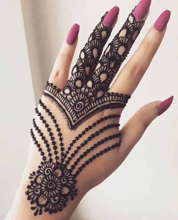 western mehndi designs