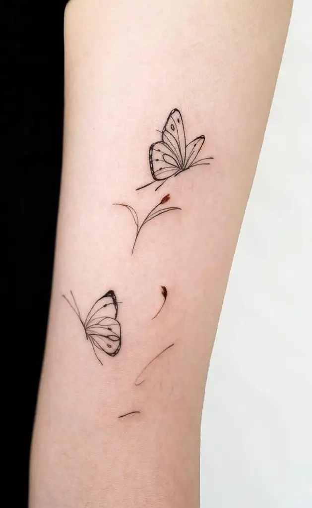 Tatuajes de Mariposas # Cuál es su Significado + Ideas de Diseños