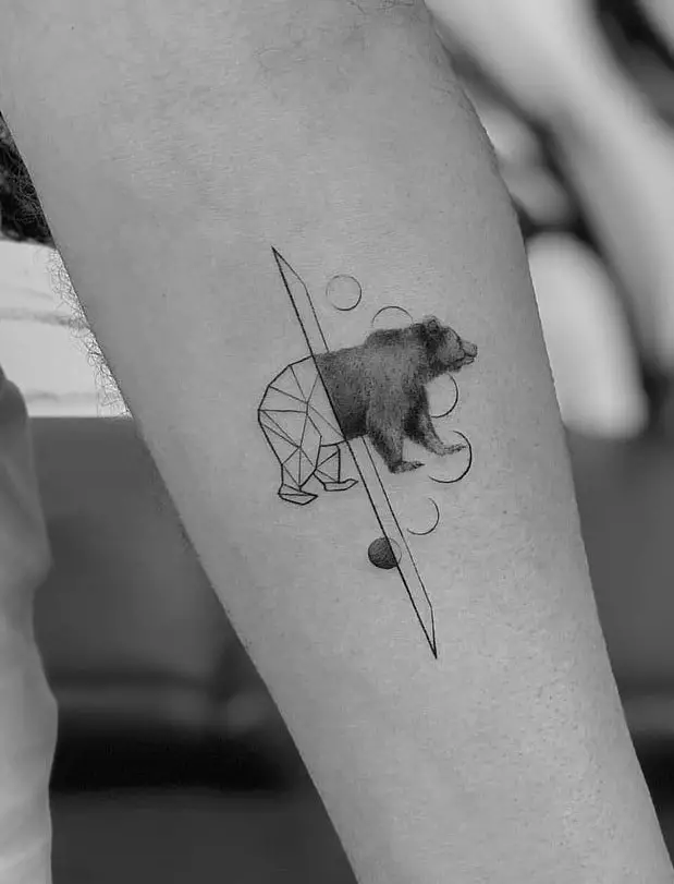 Tatuajes de osos geométricos: una guía visual - Tatuajes 360