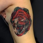 Tatuajes de rosas increíblemente únicos y personalizados de Andrés Acosta