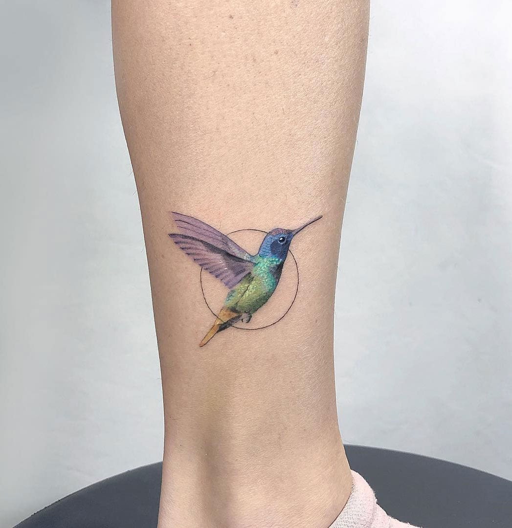 Tatuaje de colibrí