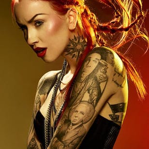 #alternativebeauty #tattooedmodel #ShellydInferno por #RichardMiles #colorphotos