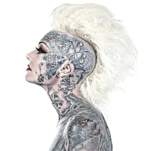 #alternativebeauty #tattooedmodel #Krisha por #JusticeHoward #colorphotos