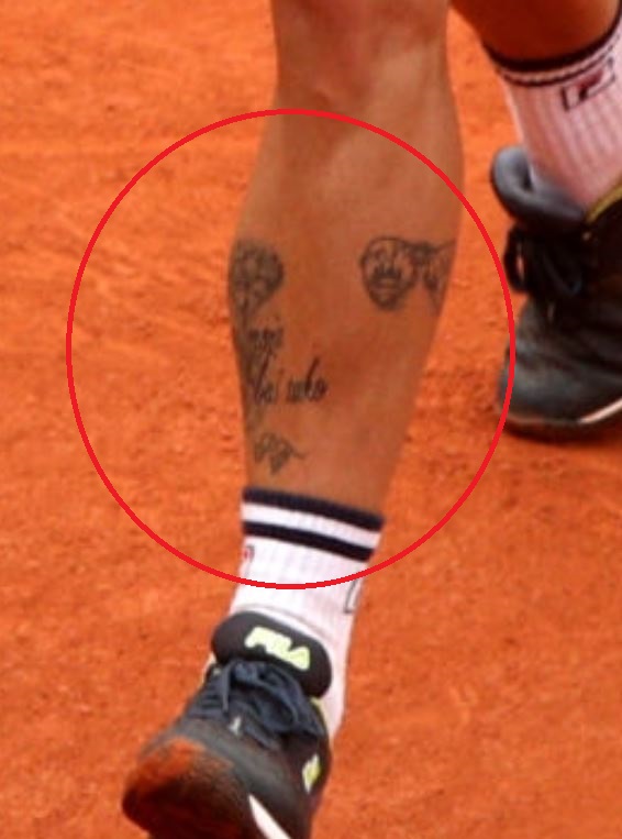 Tatuaje de Janko en su pierna