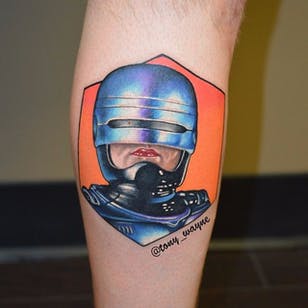 Tatuaje RoboCop por Tony Wayne #RoboCop #Cyborg #SciFi #Movie #Portrait #TonyWayne