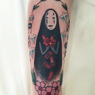 Sin tatuaje facial de the_curious_kumquat en Instagram.  #noface #japanese #anime #studioghibli #spiritedaway #ghibli