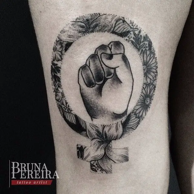 ¡Por Bruna Pereira!  #BrunaPereira #feminisme #TatuagemFeminista #feminist #TatuadoresBrasileiros #tatuadoresbrasil