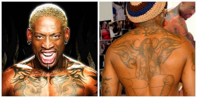 Tatuaje de Dennis Rodman