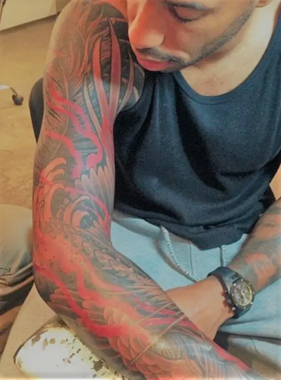 PHOTOS Thierry Henry gets bizarre tattoo  Gistmania