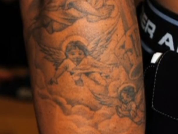 Angel tattoo Carlos Boozer
