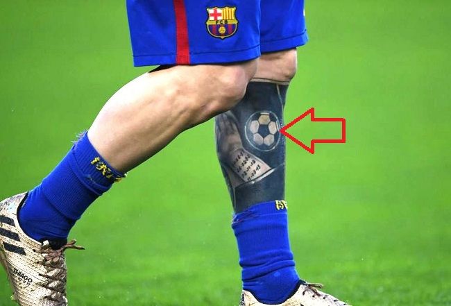 lionel messi-football tatuaje